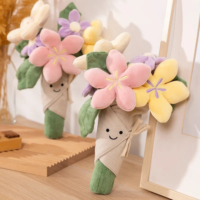 Interesting Plush Bouquet, Tulips, Potted Plants, Plush Dolls, Lovely And Soothing Bouquets, And Graduation Day Gifts For Girls. Interesting Plush Bouquet, Tulips, Potted Plants, Plush Dolls, Lovely And Soothing Bouquets, And Graduation Day Gifts For Girls.